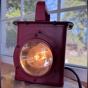 RESTORATION HARDWARE  Rail Car Lantern Lamp